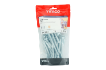 Timco Coach Screws Hex Head Silver  - 10.0 x 100mm (28pcs)