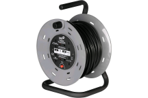 13A 4 Socket Steel Frame Cable Reel - 25M