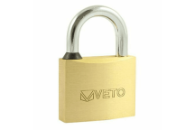 Timco Veto Brass Padlock - 60mm