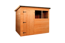 Treated Suffolk Pent Shed - 2.1 x 1.m / 6.9ft x 5ft