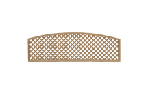 Arched Top Diamond Trellis - 1.83 x 0.45m