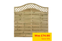 Florence Fence Panel - 1.8 x 1.8m (6 x 6\') Green