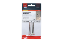 Timco Solo Countersunk Woodscrews - 5.0 x 100mm (4pcs)