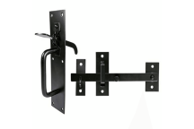 Timco Medium Suffolk Latch Black - 45 x 205mm