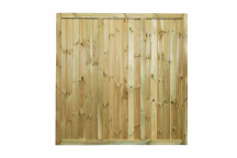 Tongue & Groove Flat Top Fence Panel - 1.83m x 1.83m (6 x 6\')