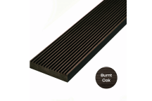 Composite Prime 3D Fascia Board - Burnished Oak