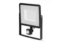 Floodlight PIR 50W 4000lm - Black