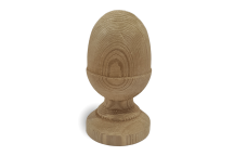 Treated Acorn Post Finial Green - 100mm