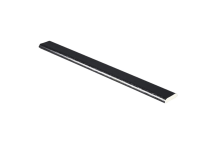 uPVC D Section 28mm - Black