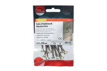 Timco Solo Countersunk Woodscrews - 5.0 x  50mm (12pcs)