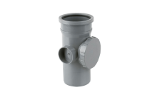 Industrial Single Socket Access Pipe Grey