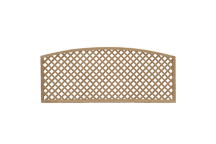 Arched Top Diamond Trellis - 1.83 x 0.6m