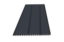 uPVC Hollow Soffit Black - 5M