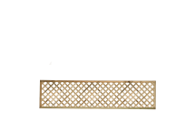 Square Top Diamond Trellis - 1.83 x 0.45m