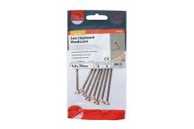 Timco Solo Countersunk Woodscrews - 5.0 x  70mm (8pcs)