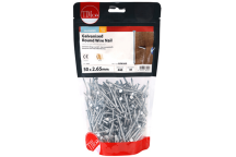 Timco Round Wire Nails Galvanised -  50 x 2.65mm (1kg)