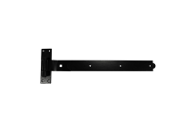 Timco Cranked Band Hook Plate Black - 600mm (2pcs)