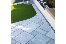 Sandstone Patio Pack Silver Grey - Mixed Sizes / 15.3sqm