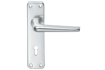 Eurospec Aluminium Lever Lock on Backplate