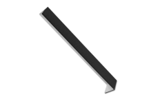 uPVC Square Fascia External Corner 300mm - Black