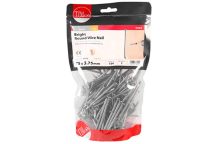 Timco Round Wire Nails Bright - - 75 x 3.75mm (1kg)