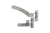 Timco Curved Rail Hinge Set HDG - 300mm (2pcs)