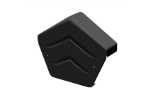 Smart Verge uPVC Ridge End Cap - Black