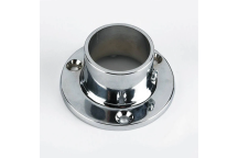 25mm Standard End Bracket - Chrome