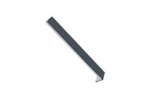 uPVC Square Fascia External Corner 300mm - Anthracite Grey