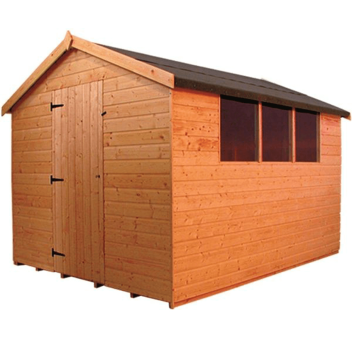 Treated Norfolk Apex Shed - 2.4 x 1.8m / 7.8ft x 5.9ft