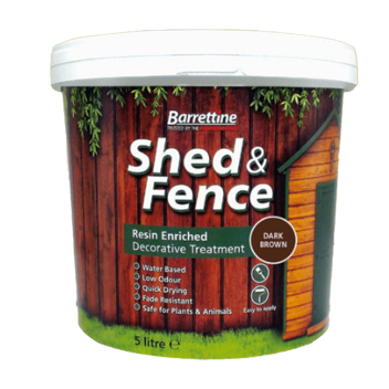 Shed & Fence Paint Dark Brown - 5L