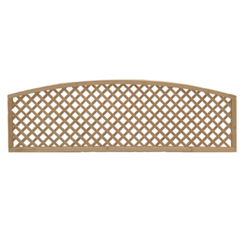 Arched Top Diamond Trellis - 1.83 x 0.45m