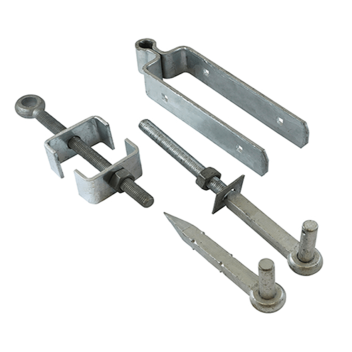 Timco Adjustable Field Gate Hinge Set - 600mm