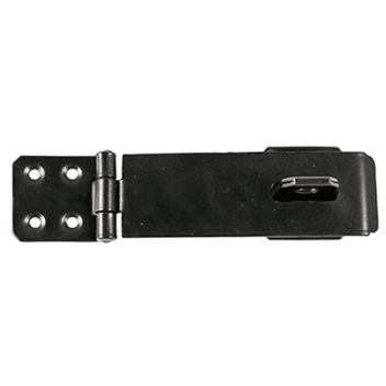 Timco Safety Hasp-Staple Black - 4.5\"