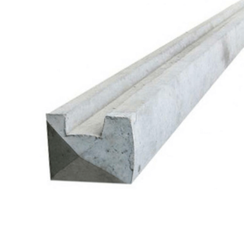 Concrete Slotted End Post - 2400mm