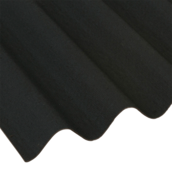 Coroline Bitumen Roof Sheet Black - 2000 x 950mm