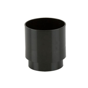 Roundstyle Downpipe Connector Black