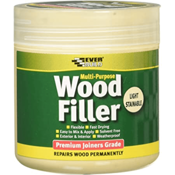 Everbuild Multi Purpose Wood Filler - Light Stainable 250ml