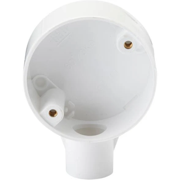 20mm Conduit Stop End Terminal - White