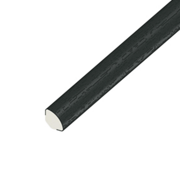 uPVC Quadrant 12mm x 5m - Black