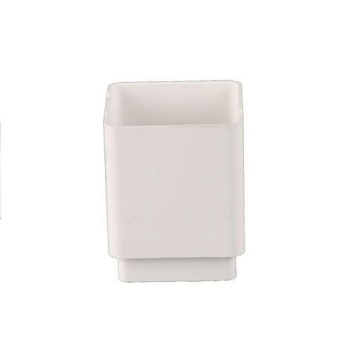 Squarestyle Downpipe Connector White