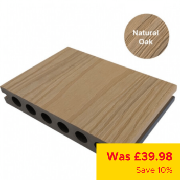 Composite Prime Dual Decking 3.6m - Oak / Slate