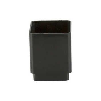 Squarestyle Downpipe Connector Black