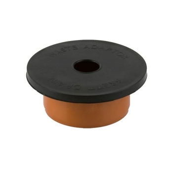 Universal Adaptor (Socket) - 110mm Black/Terracotta