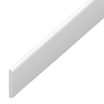 uPVC Round Pencil Make Up White - 45mm x 5m