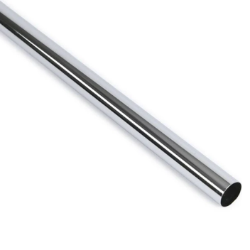 25mm Round Multi-Purpose Rail 2.4m - Chrome