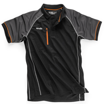 Scruffs Trade Active Polo Black - X Large