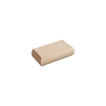 Internal 125mm Pine Low Profile Half Newel Cap