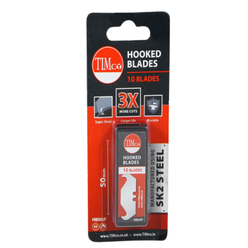 Timco Hooked Blades - 50mm (10pcs)