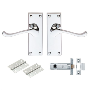 Victorian Scroll Door Pack - Polished Chrome